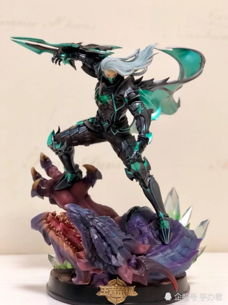 王者荣耀兰陵王暗影猎兽者手办,仅底座价格便占一半!
