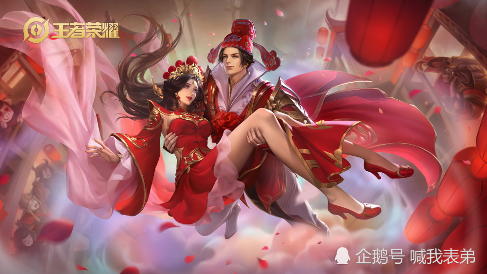 比如孙策与大乔,周瑜与小乔,孙悟空与露娜等,毕竟他们都是有情侣皮肤