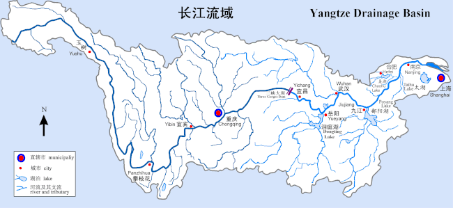长江入海口地图图片