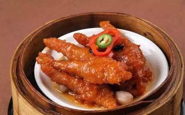 豆豉蒸鸡爪,非常有名的粤式早点,广式风味的特色小吃
