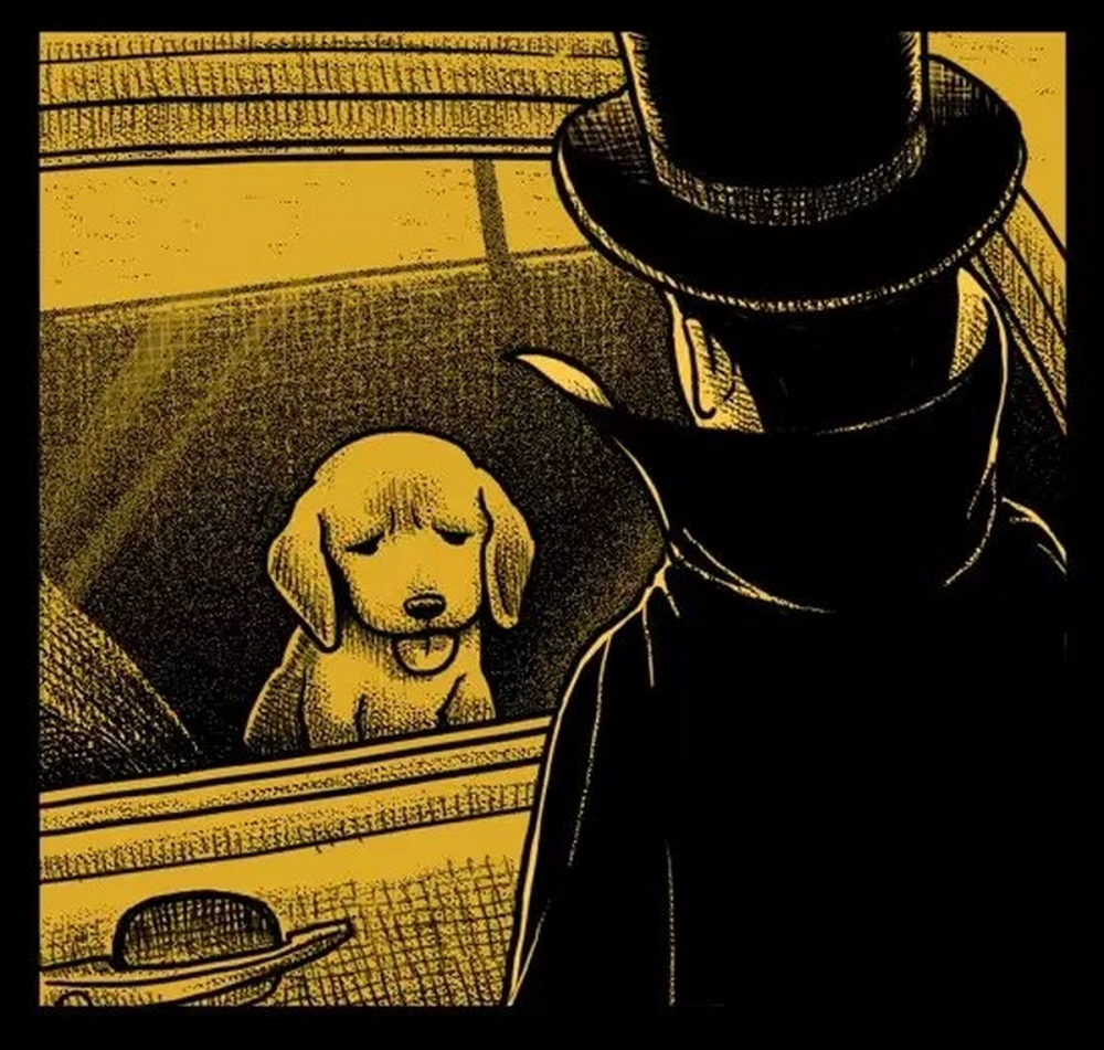 黑色放映机漫画:解救狗狗的魔术师