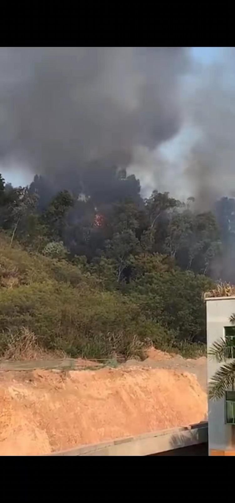 深圳龙岗突发山火,过火面积约1200平米,无人员伤亡