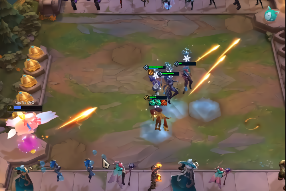 云顶之弈:"dj岩雀"火了,平a回80点蓝,一秒钟4次击飞!