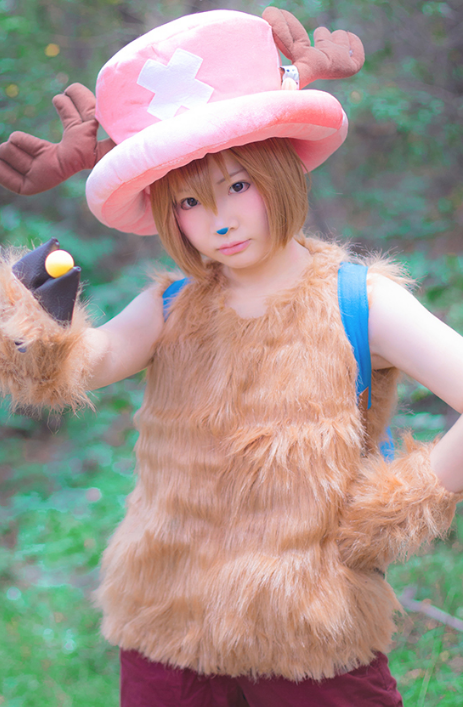 《海贼王》cosplay乔巴,小姐姐也能完美还原