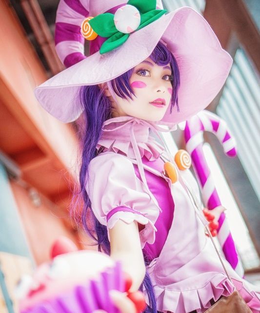 cosplay英雄联盟璐璐清纯可爱的小姐姐