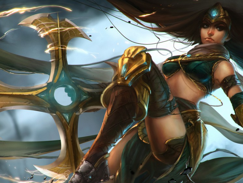 游戏壁纸英雄联盟战争女神希维尔壁纸鉴赏