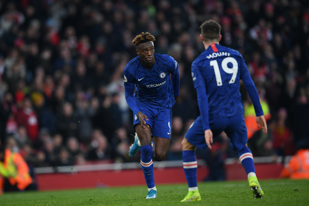 英超-切尔西2-1逆转阿森纳 5分钟2球亚伯拉罕绝杀