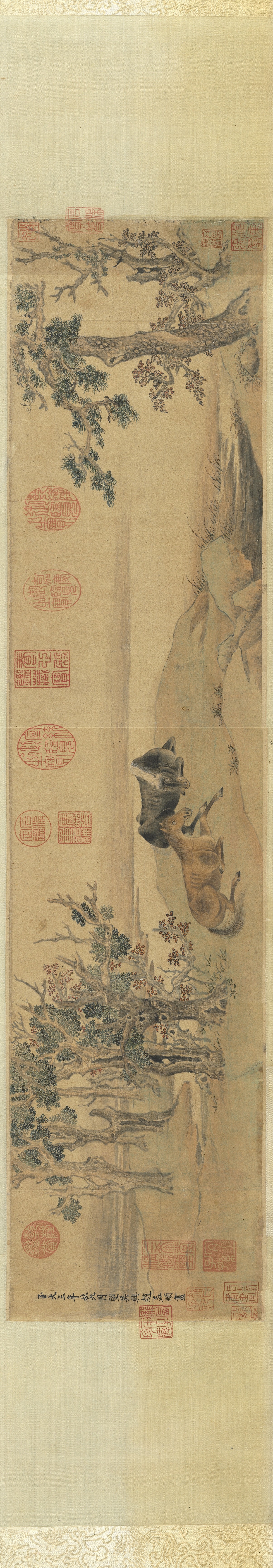 赵孟頫在绘画中追求画面的真实和完美,身体力行,擅长山水,花鸟,人物