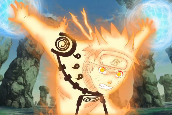 假如九尾再次暴走,木叶还有谁能制服它?佐助:除了他没别人了!