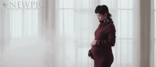 马丽孕照独家曝光，37岁的她在婚姻里也是小女人