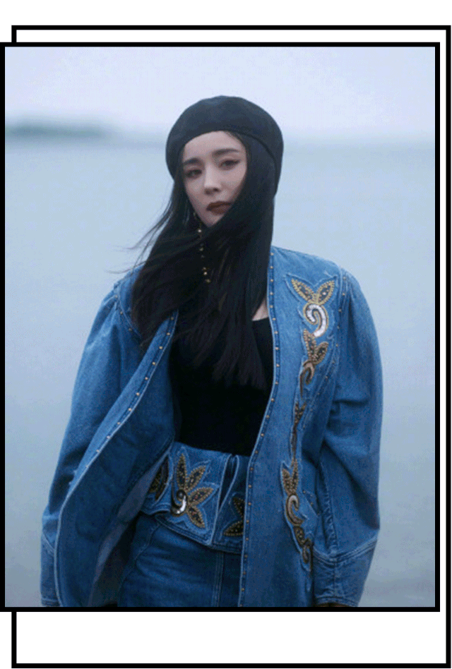 杨幂的《野狼disco》好不好听是其次,反正那件牛仔套装我种草了!