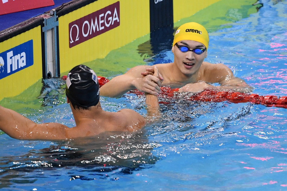 孙杨2020年首秀遭逆转:200米自由泳屈居亚军