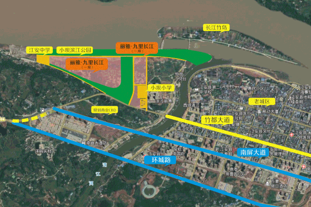 今天起让所有人羡慕!长江竹岛,千亩公园,还有