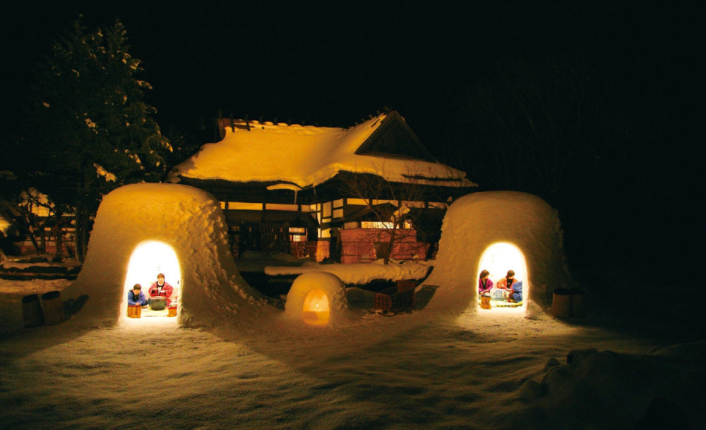 樱花大更新雪屋图片