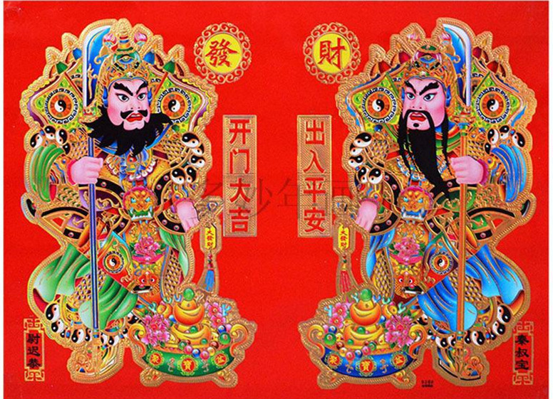 桃符图片门神-千图网