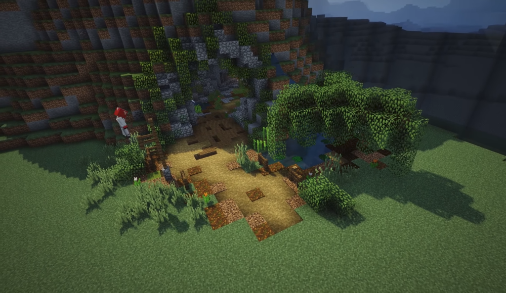 我的世界:新的一年就是要搬去新家,不妨去山洞当一个山顶洞人吧