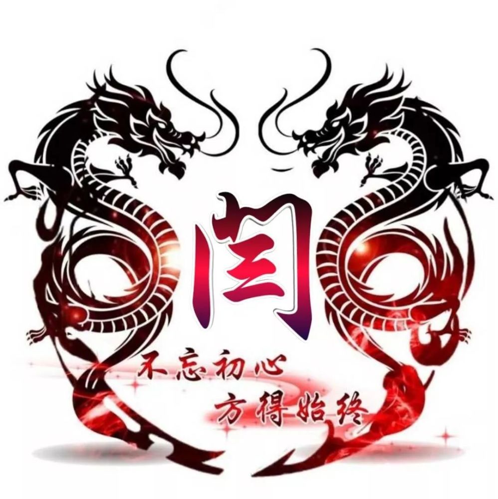 双龙霸气姓氏头像,唯我独尊
