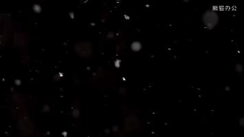 ▼这个可以在网上搜索下载,类似于这样准备一段雪花飘落的动态视频