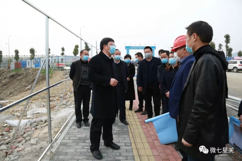 胡敬斌调研督导部分重点项目建设和企业复工复产情况