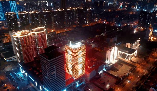 80秒震撼航拍!日照最美夜景,守候春天!
