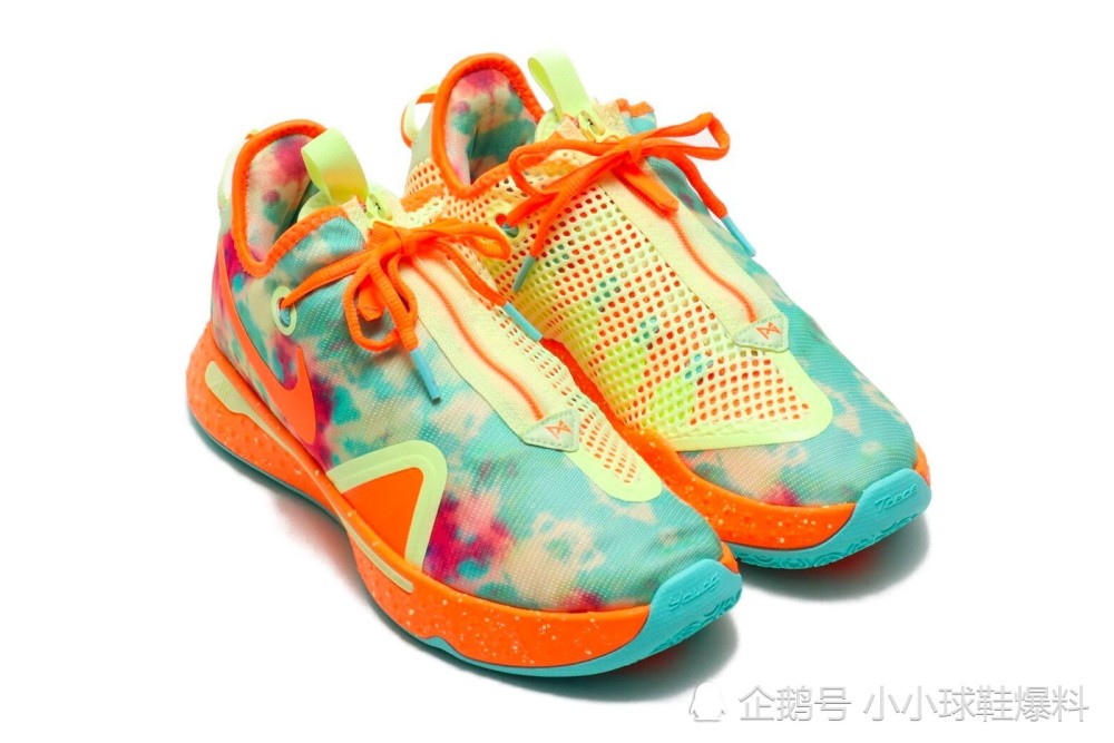 佳得乐联名nike pg4"橙色伏特加"新配色,花哨中不失实战风格!