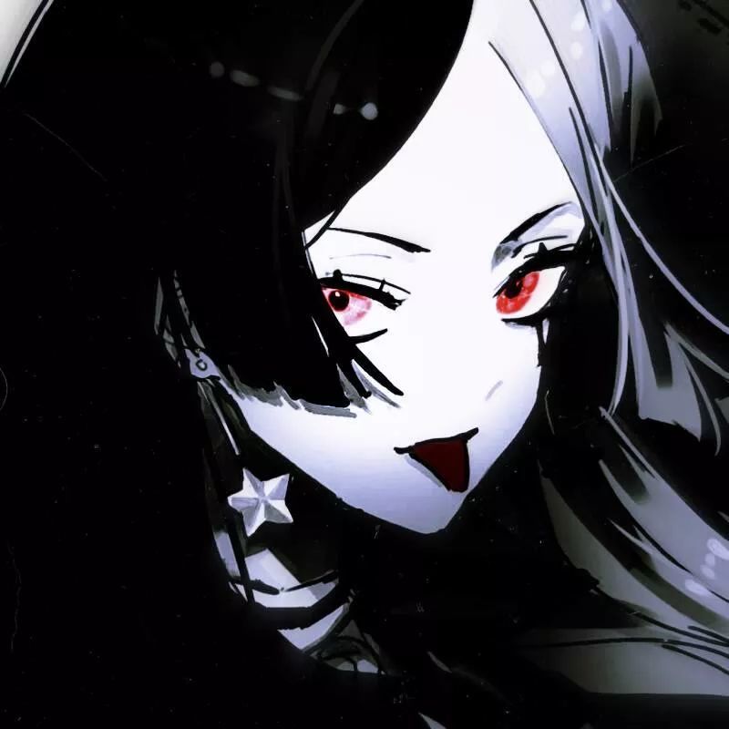 暗黑彩色次元女生头像 - 动漫 - 波洞星球boodo