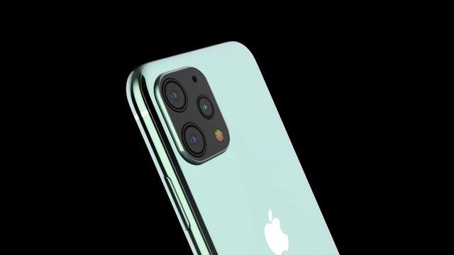 iphone12概念图:刘海没了变水滴屏,有指纹识别前摄在上边框中