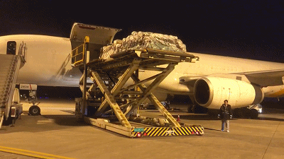 宁波机场今年首条新开通国际全货机航班起飞宁波的空港正在忙起来