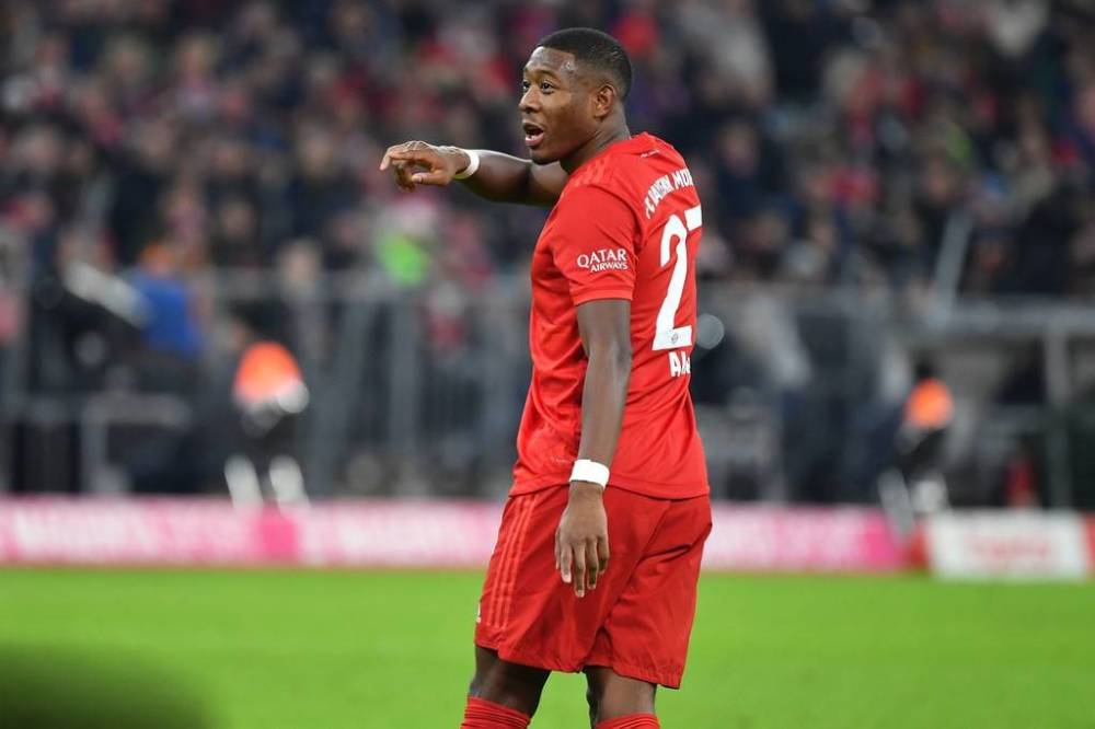 德甲首秀至今十年里,阿拉巴是拜仁联赛直接任意球得分第一人