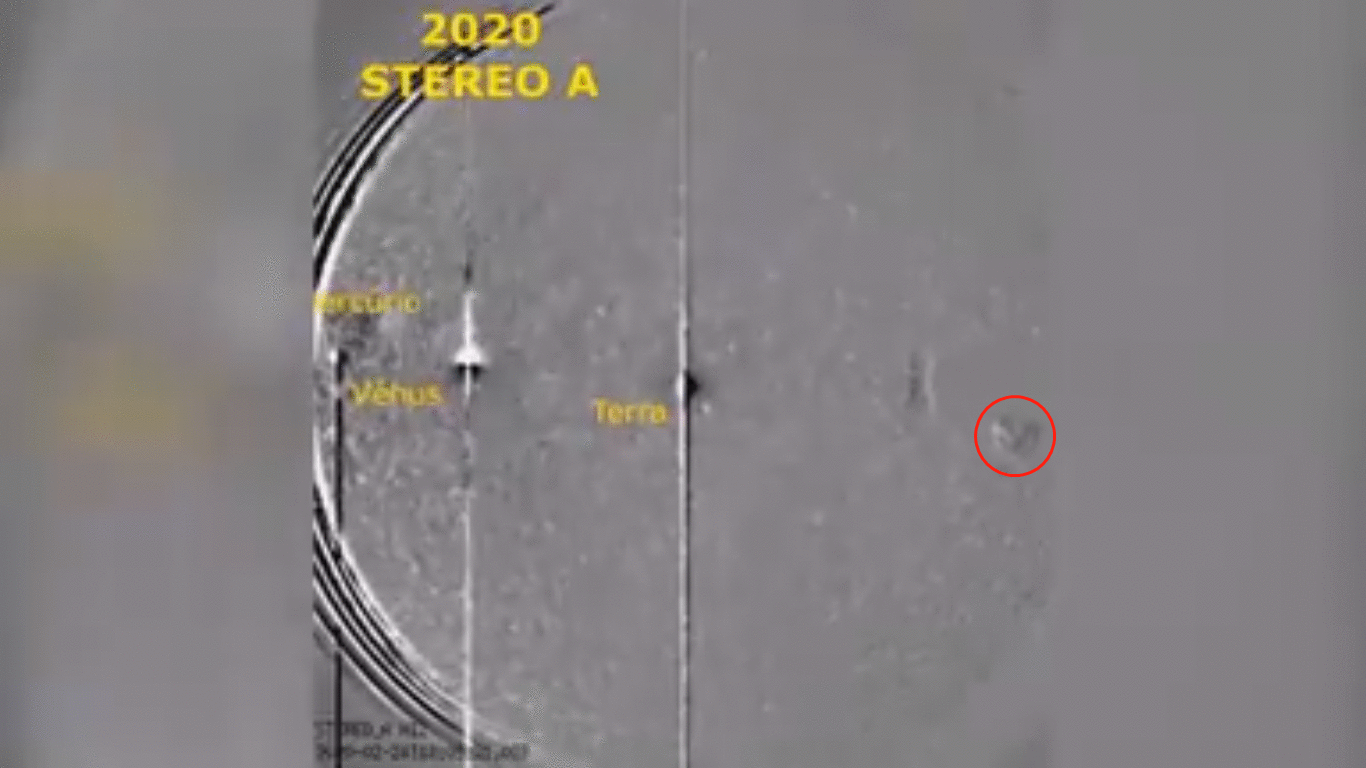 Nasa录像被公开 未知物体飞过太阳系 可能比地球还大 引发热议 腾讯新闻