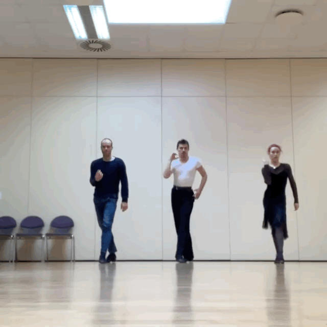 三位拉丁神仙看似各不搭界, 一段伦巴练习,安静,内敛,高级 几个简单