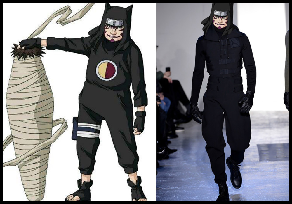 《火影忍者》时装秀毫无违和感,服装设计师可能也是火影迷