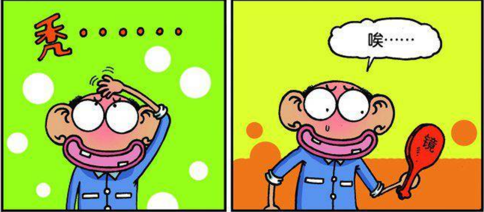 呆头农场:呆爸"鸟巢发型"也是帅哥一枚,呆头:把毯烧了吧!