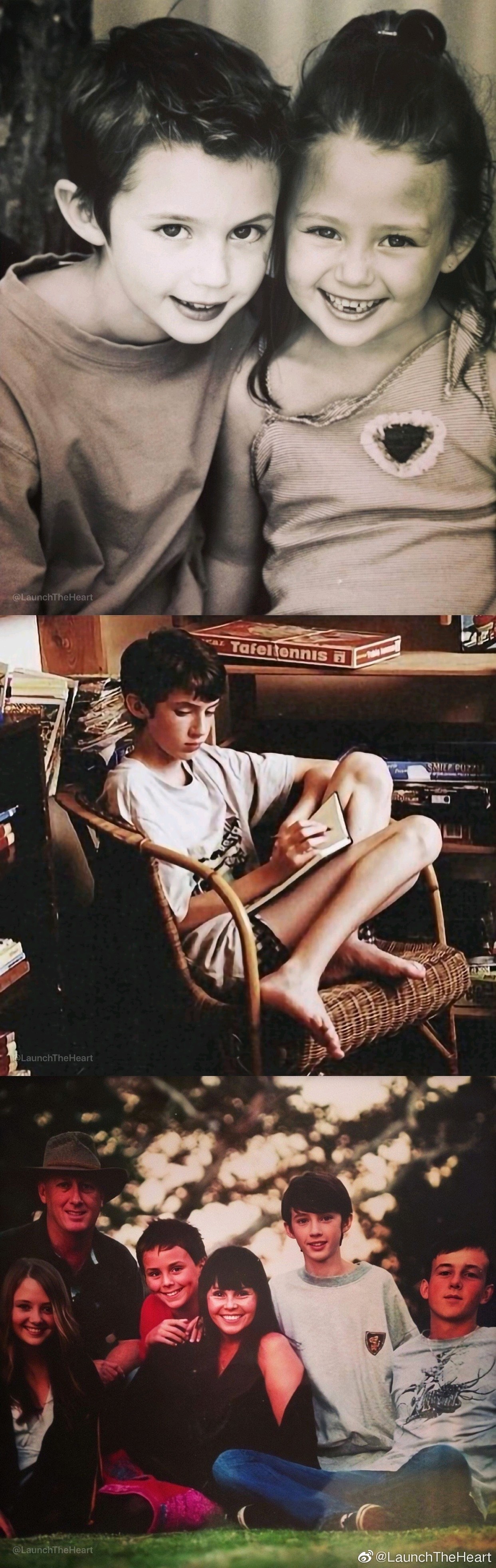 据说真爱粉才能见过戳爷troyesivan的童年照