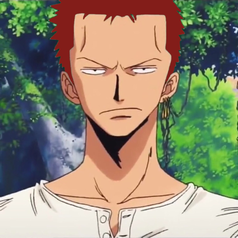 草帽海贼团全员红发,路飞香克斯如父子,乔巴看了摔帽子