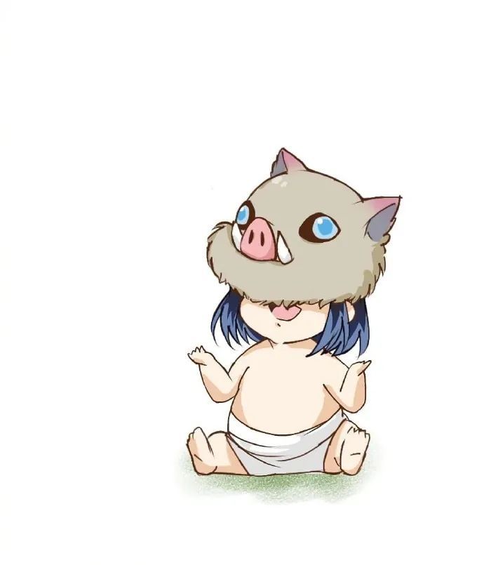 新媒力:《鬼灭之刃》可爱猪猪宝宝表情包