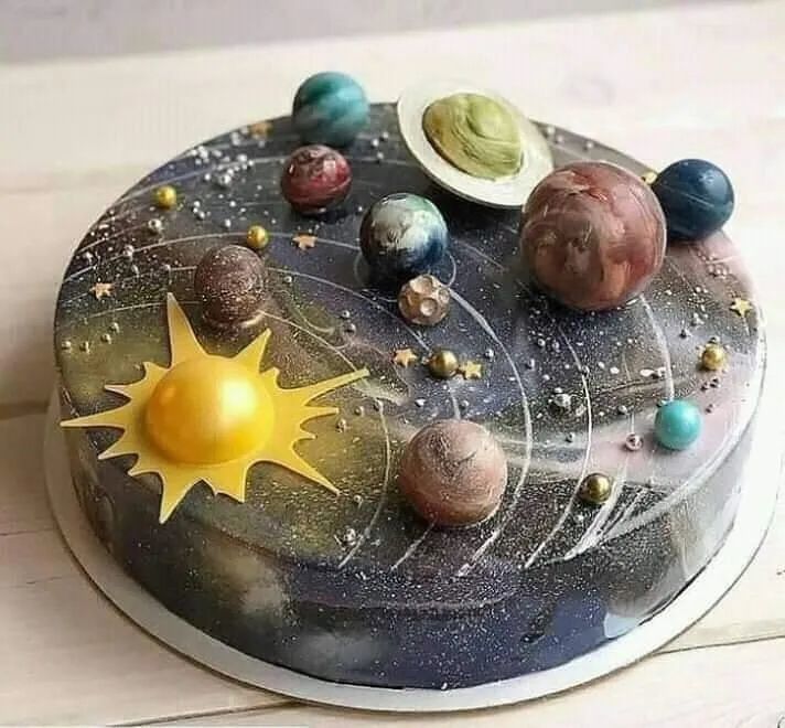 太阳系生日蛋糕