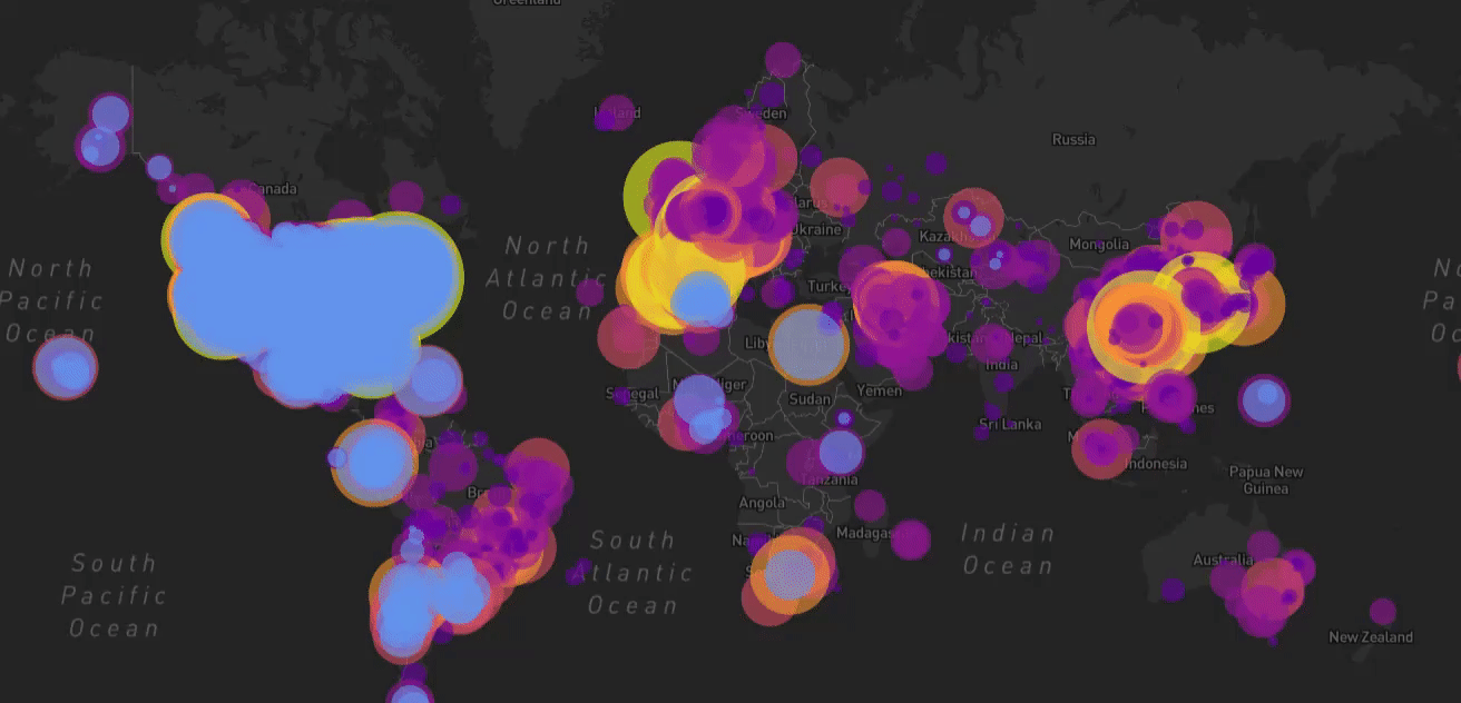 哈佛大学的新冠疫情动态数据 4月4日截图每个研究机构都各有所长,比如
