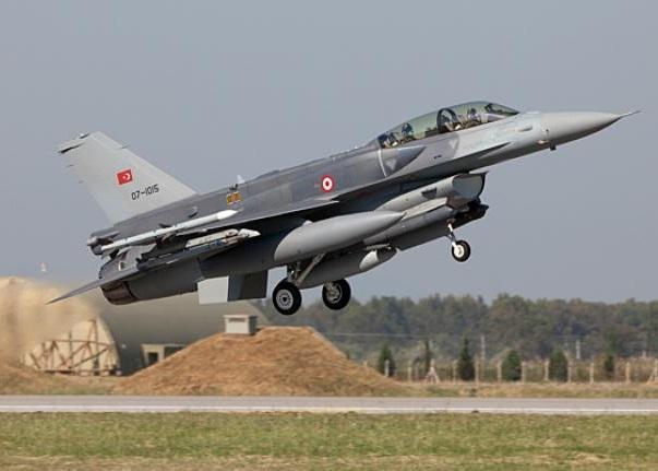 资料图:土耳其空军f-16战机