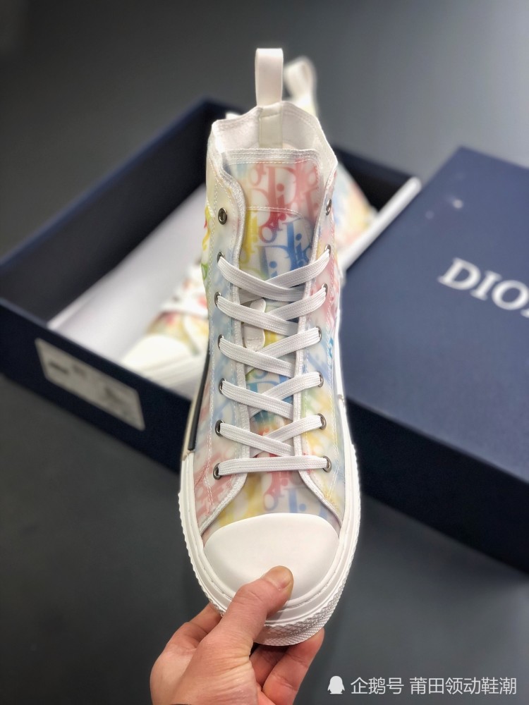 dior oblique科技面料跑鞋 dior标志,迪奥 dior b23 oblique high/low