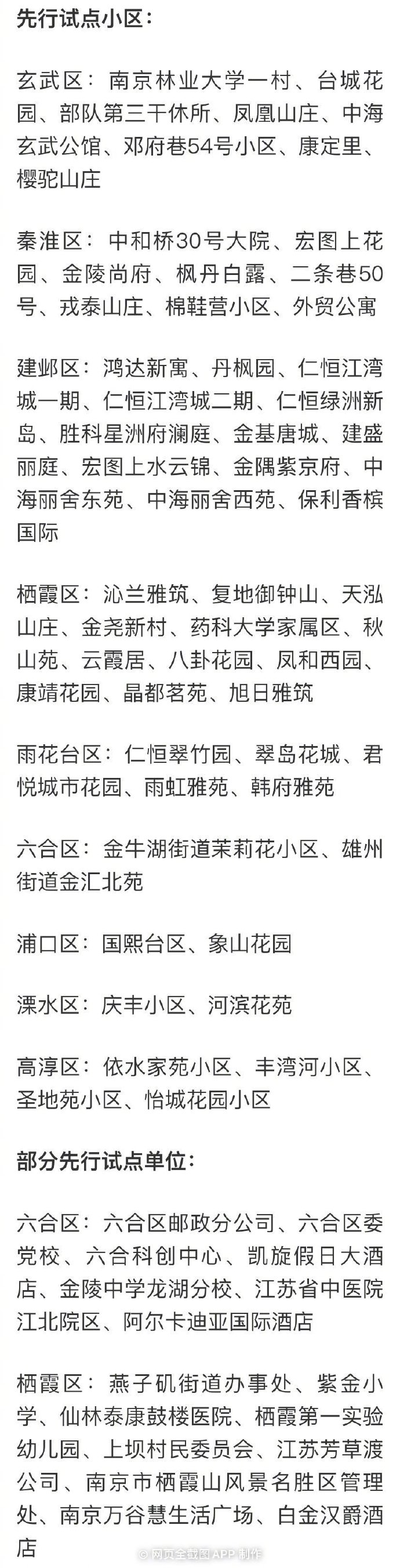 先行先试垃圾分类 这些区公布详细小区和单位名单 腾讯新闻