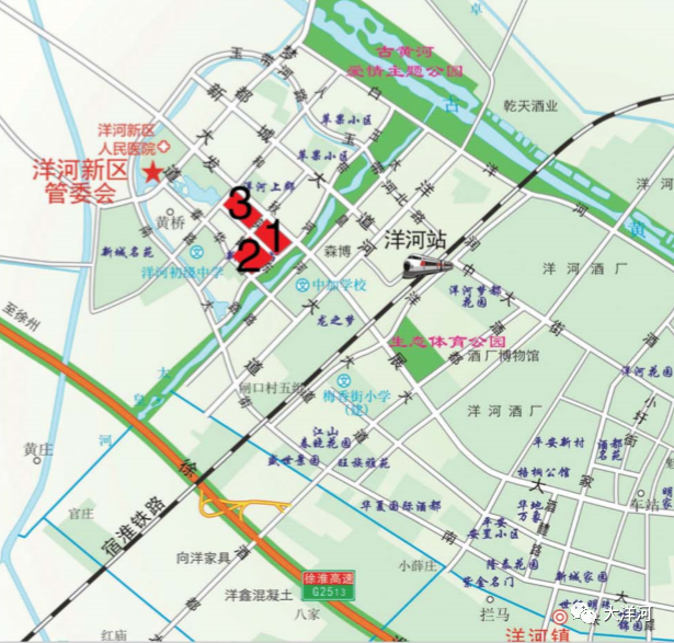 宿遷,大洋河,地塊,宿遷市中醫院,宿城區,洋河新區