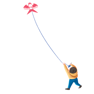 放放风筝吧, 既能娱乐,又能健体. 放者极目蓝天,其心胸也会感到开阔.