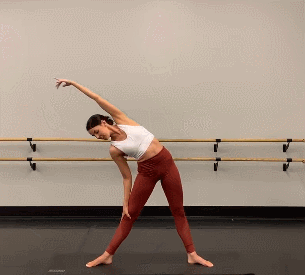 一组根据芭蕾舞蹈动作改编的居家减脂塑形运动简单易学练起来吧