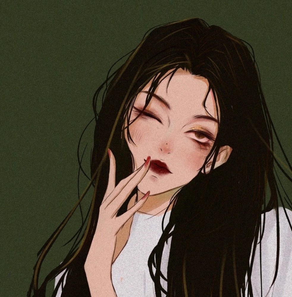 超酷超a 卡通女图个性高冷头像壁纸