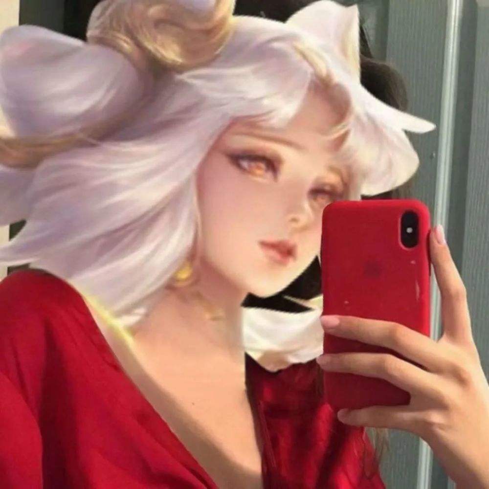 超美的王者荣耀真人女生头像.你是春天甜樱桃