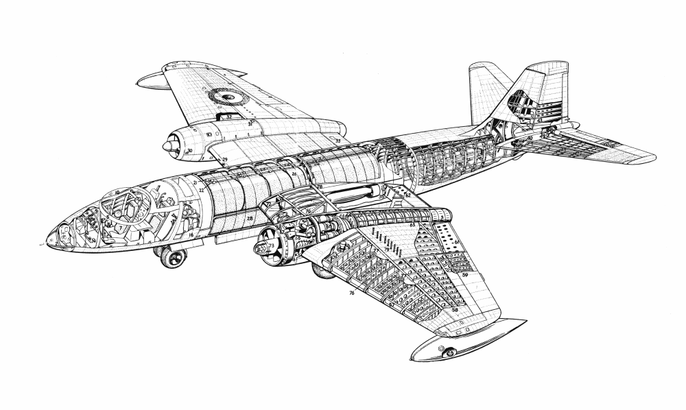 一个时代的经典,被誉为皇家空军的"多面手":英国"堪培拉"轰炸机