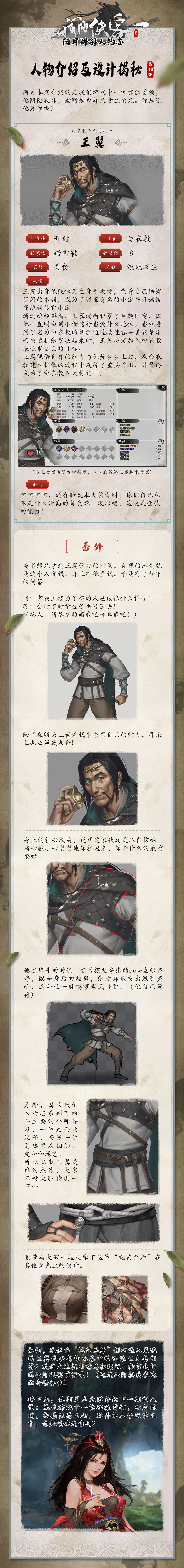 复古武侠沙盒rpg 我的侠客 角色介绍 王翼 腾讯新闻