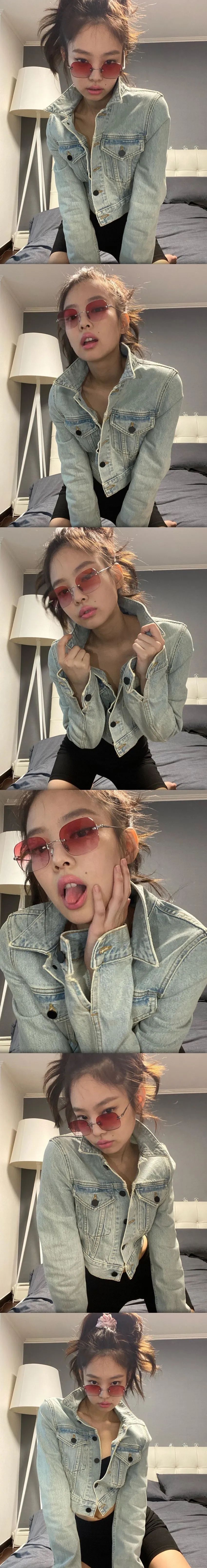 jennie疯狂更新59张自拍小野猫上线