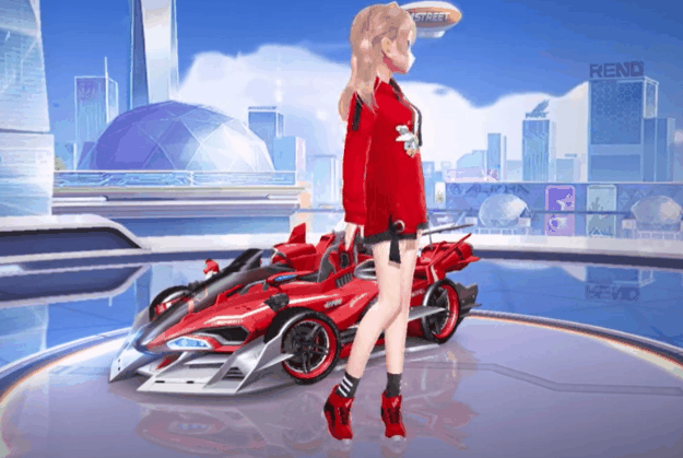 云鹤鸿梦套装效果展示 ps:领取另一性别永久套装前,记得先前往商城